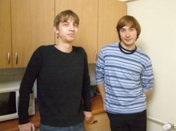 Вчорашні студенти Ярмольчук Володимир та Максимов Назар отримали житло в новобудові